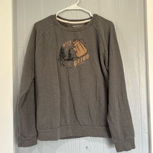 United by blue sweater